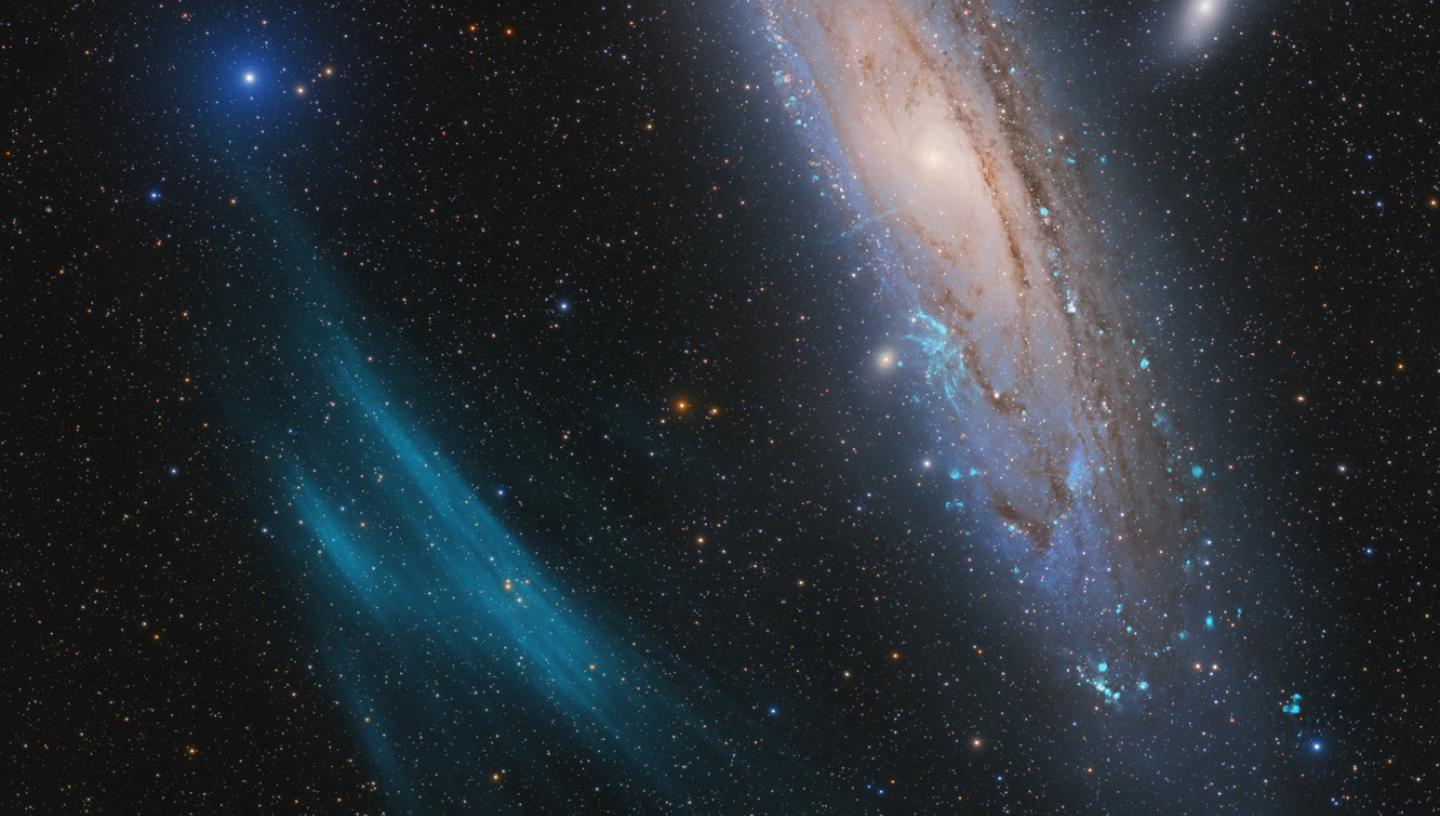 Andromeda, Unexpected - how three amateur astronomers and